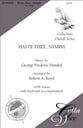 Haste Thee Nymph SATB choral sheet music cover